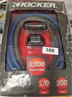 Kicker Subwoofer Wiring Kit 3000W $190 RETAIL