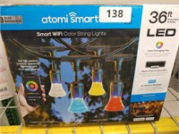 Atomi Smart Wifi Color String Lights 36ft