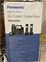 Panasonic 2in1 corded/cordless phone 2 handsets