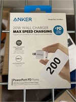 Anker 20w wall charger