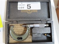 Moore & Wright 0-25mm Outside Micrometer & Case