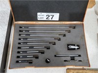 Mitutoyo 50-300mm Inside Micrometer Set & Case