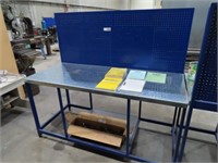 Industrial Workbench Heavy Duty - Metal Peg Board