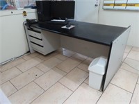 Straight Office Desk With 3 Drawers-1840x905x715mm