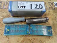 TaeguTec Ø25mm Slot Drill Tip Cutter,Key & Inserts