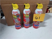 3 cans of fire stop