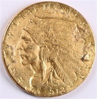 1913 Gold $2.5 Indian Head