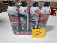 4 new cans of car wax