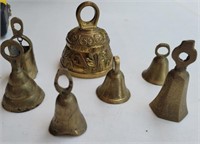 Small solid Brass bells