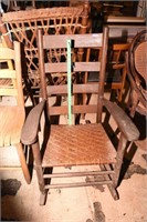 antique oak rocker