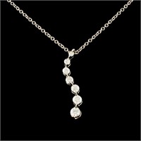 14K Gold 0.16ctw Diamond Pendant