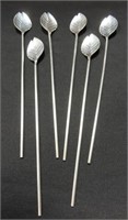 SET OF 6 DANMARK STAINLESS COCKTAIL STIRRERS