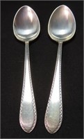 2 STERLING SILVER SPOONS - REED & BARTON