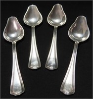 SET OF 4 STERLING SILVER PAP SPOONS