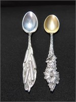 2 DIFFERENT WATSON CO. STERLING SILVER SPOONS