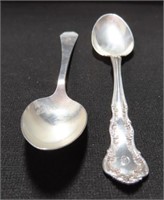 2 ROGER WILLIAMS SILVER CO. STERLING SPOONS