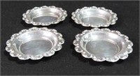 4 MEXICO STERLING SILVER MINT DISHES