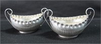 2 STERLING SILVER NUT DISHES