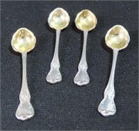 4 TOWLE STERLING SILVER SALT SPOONS