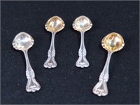 4 TOWLE STERLING SILVER SALT SPOONS