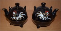 (BS) Vintage Chicken Teapot Shakers