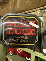 MALT DUCK SIGN