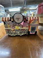 COCA COLA ICE CREAM PARLOR CLOCK