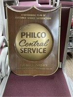 PHILCO CENTRAL SERVICE SIGN