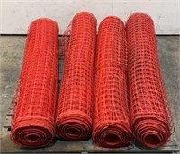 (4) Rolls of Temporary Fencing