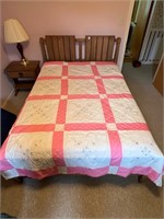 Hand made full-size quilt