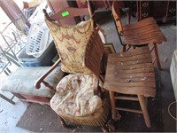 Assorted Items Incl. Swivel Seat Bar Stools, Chair