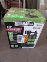 Drummond 1/2 hp Sump Pump, New in Box