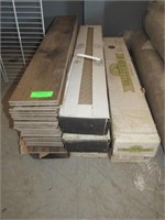 Group Wood-Look Ceramic Floor Tile, Some In Box
