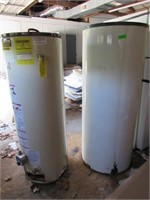 2 Water Heaters, Used, 1 Gas, 1 Electric