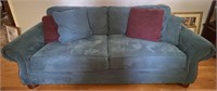 LaZBoy Blue Upholstered Sofa