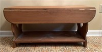 Small Drop Leaf Pine Bench