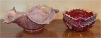 (2) Canival Glass Bowls