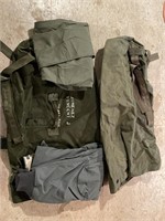 Military Lot: Clothing, Bags