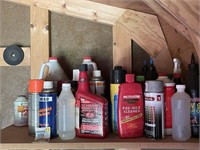 Shelf of Lubricants, Oils