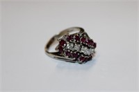 14k Ruby and Diamond ring
