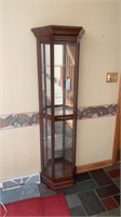 Glass mirrored display cabinet 5ft 10