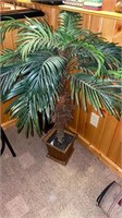 Artificial palm tree decoration