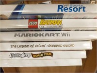 TRAY OF ASSORTED WII GAMES