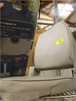 BOAT SEAT WITH ATTACHMENTS