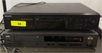 SONY ATRAC PLAYER AND NAD COMPACT DISC PLAYER