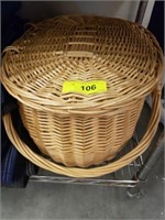WICKER BASKET AND MATERIAL