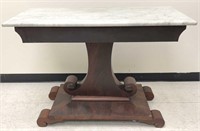 Marble-Top Empire Hall Table