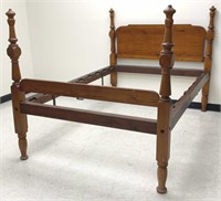 Antique Three Quarter Modified Rope Bed