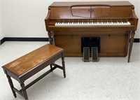 Musette Player Piano with Bench