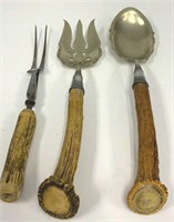 M.R. And Company Salad Set, Carving Fork